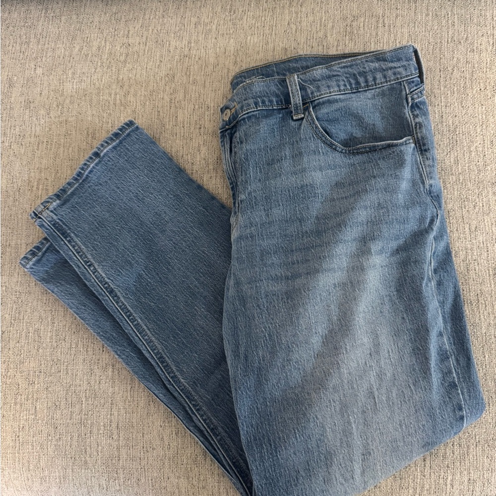 Old Navy Midrise Wow Boyfriend Blue Jeans